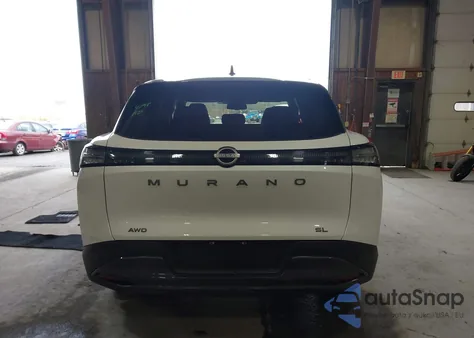 2025 Nissan Murano Sl из США, поврежденный, VIN 5N1AZ3CS9SC133796
